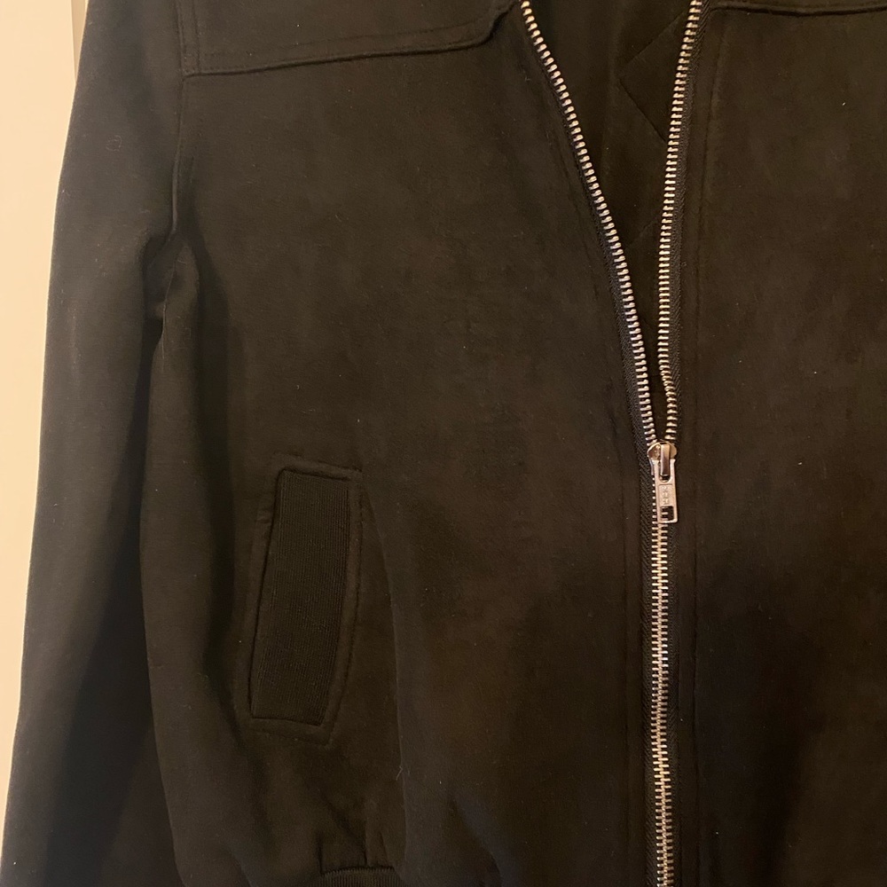 Cropped Suede Jacket - Picture 4 of 4